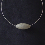 Porzellan Perle oval