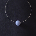 blaue Porzellan Perle Halskette