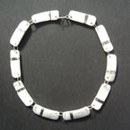 Porzellankette rechteckig